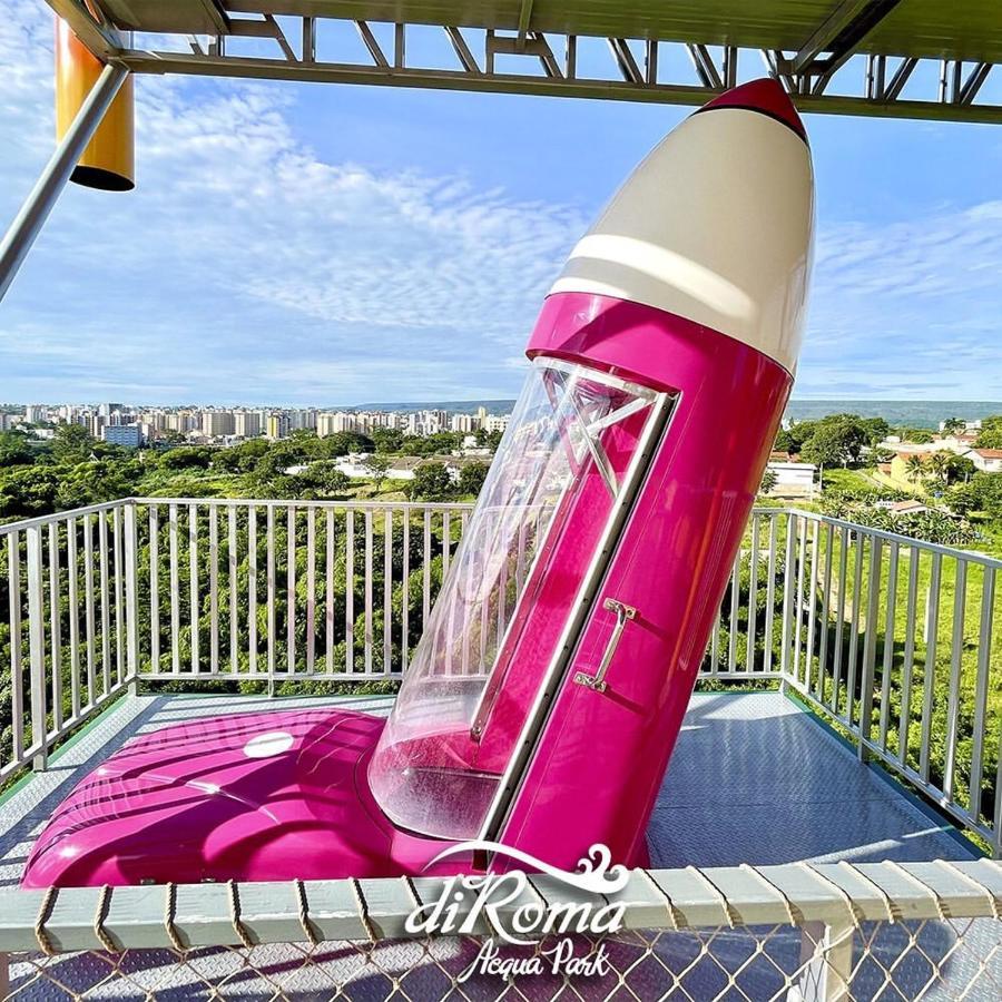 Caldas Novas - 2024 - Diroma Spazzio Acesso Ao Vulcao - Com Piscina Do Hotel 24 Horas Kültér fotó