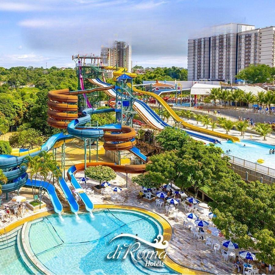Caldas Novas - 2024 - Diroma Spazzio Acesso Ao Vulcao - Com Piscina Do Hotel 24 Horas Kültér fotó